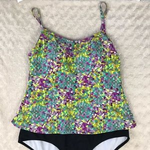Island Love One Piece Swimsuit Size XL 12